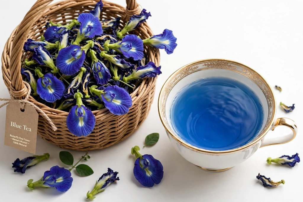 Vivid Sapphire Blue Tea